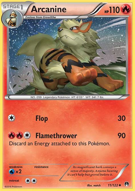 Arcanine Breakpoint Pokemon Card