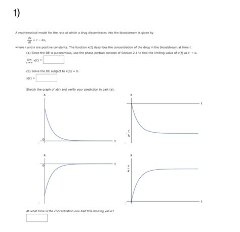 Answered A Mathematical Model For The Rate At Bartleby