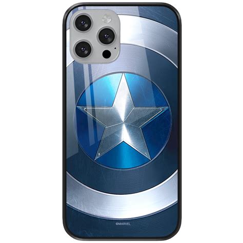 Etui Szklane Do Apple IPHONE 12 12 PRO Marvel Kapitan Ameryka 027