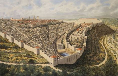 Jerusalem In The Time Of Jesus A City Of Conflict And Faith Map