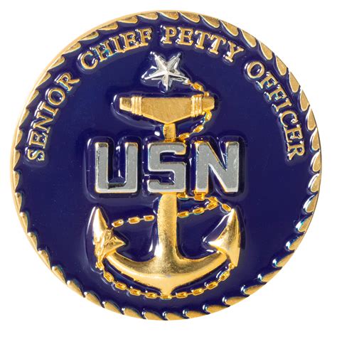 Buy United States Navy Senior Chief Petty Officer Rank Challenge Coin Online at desertcartINDIA