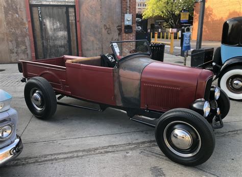 Hot Rods FULL HOOD Fenderless Model A Pictures The H A M B