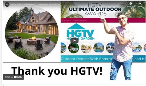 HGTV Backyard Makeover Ultimate Outdoor Awards Paradise Restored