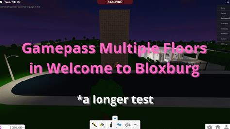 Gamepass Multiple Floors In Roblox Welcome To Bloxburg Youtube