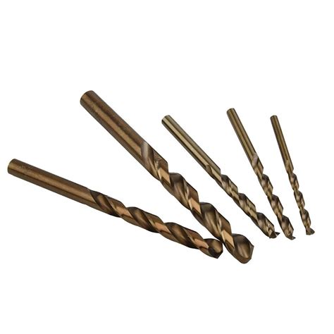 Precision Drilling With 5PCS Cobalt Drill Bits Set M35 High Speed Steel