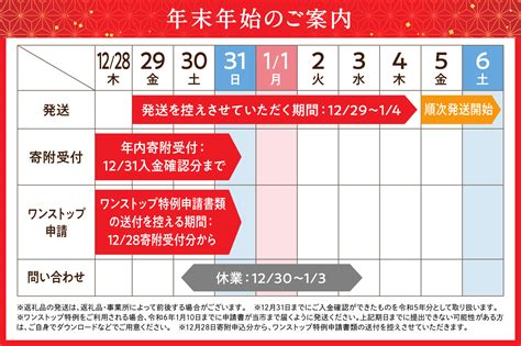 【楽天市場】配送について 年末年始のお申込み・配送について：奈良県奈良市