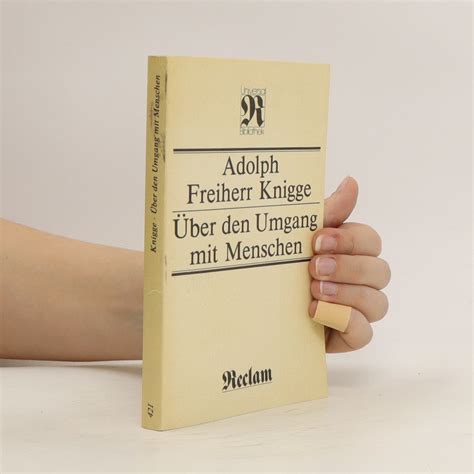 Über den Umgang mit Menschen Adolph Freiherr Knigge knihobot sk