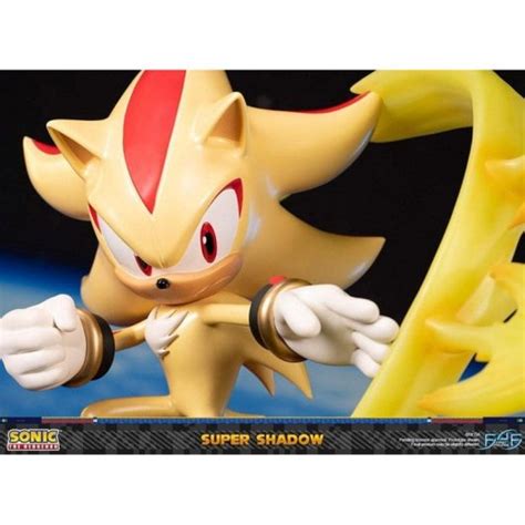 First 4 Figures Sonic The Hedgehog Super Shadow Estatua 50 Cm