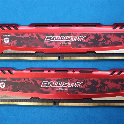 Crucial Ballistix 8gb 2x4gb Ddr4 2400mhz Cl16 12v Bls4g4d240fse8fbd