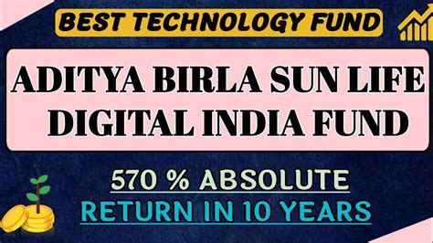 Aditya Birla Sun Life Digital India Fund Best Technology Mutual Fund Sector Fund Youtube