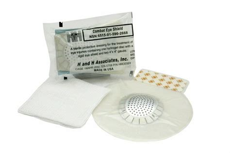 Handh Combat Eye Shield With Gauze Pad Sterile Ifak Emt Ems Kit Burns