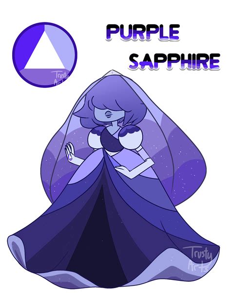 Gem Suprise Purple Light Sapphire By Trustyarts On Deviantart