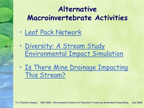 Ppt Assessing Aquatic Ecosystems Powerpoint Presentation Free Download Id 1450116