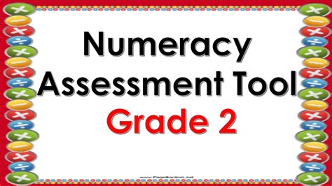 Numeracy Assessment Tool For Grade 2 Youtube