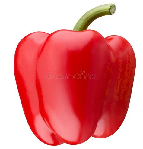 Pimenta Vermelha Isolada Em Um Fundo Branco Foto De Stock Imagem De