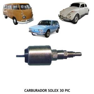 Agulha Interruptor Marcha Lenta Carburador Solex 30 PIC Simples Fusca