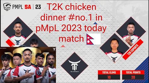 T K Chicken Dinner No In Pmpl Pmpl Sa Fall League Stage Finall