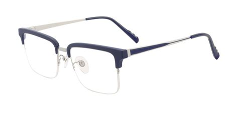 Orion Browline Prescription Glasses Blue Mens Eyeglasses Payne Glasses