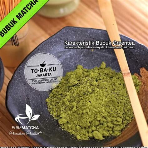 Jual Tea Pure Matcha Green Tea Powder Teh Hijau Bubuk