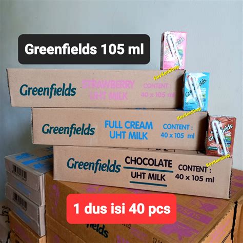 Jual GREENFIELDS UHT Susu 105 Ml GREEN FIELDS 105ml Harga Per Dus Isi