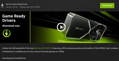 Nvidia Geforce Game Ready Driver Arriva Con Il Supporto Per La