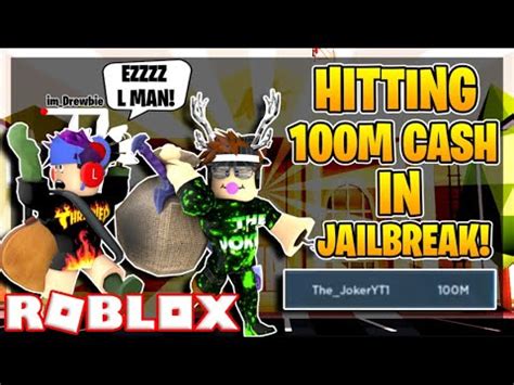 Hitting Million Cash With Richest Players Method Roblox Jailbreak