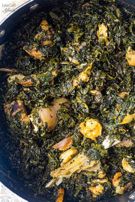 Edika Ikong Soup Nigerian Vegetable Soup Low Carb Africa My