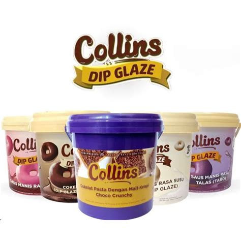 Jual Collins Dip Glaze Chocolate Kg Collins Pasta Selai Cokelat