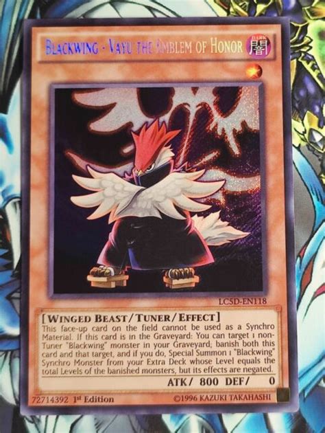 Yu Gi Oh Tcg Blackwing Vayu The Emblem Of Honor Ancient Prophecy