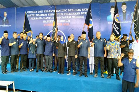 Pengurus Dpc Dan Dprt Sayap Partai Nasdem Mesuji Dilantik Para Kader