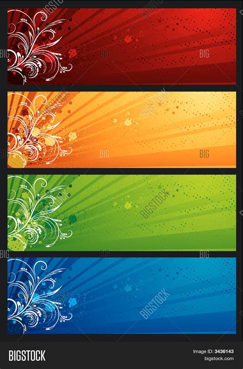 Modern Color Banners Vector And Photo Free Trial Bigstock