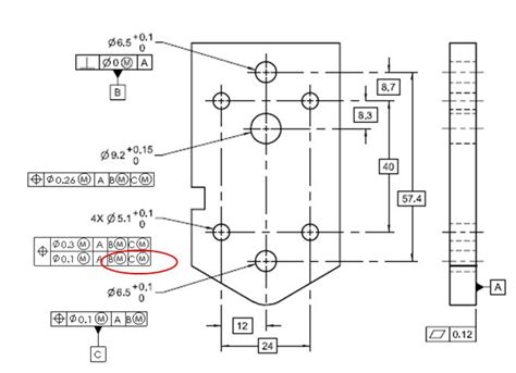 Composite Callout Drafting Standards Gdandt And Tolerance Analysis Eng