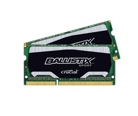 Ballistix Sport Sodimm 16gb Kit 8gbx2 Ddr3 1600 Mts Pc3 12800 Cl9 At 1