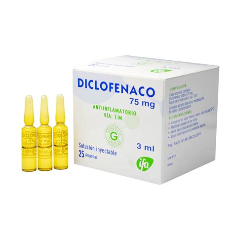 Diclofenaco 75 Mg Laboratorios Ifa