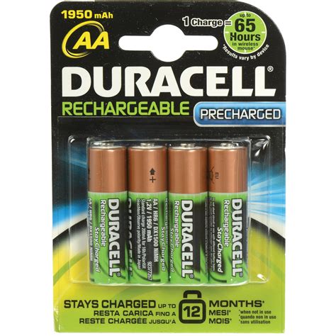 Duracell Staycharged Aa Nimh Rechargeable Batteries Dx Q B H