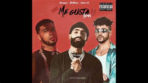 Me Gusta Remix Anuel AA Arcangel Bad Bunny Audio Oficial YouTube