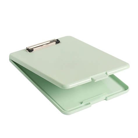 Yuoaen Office Cabinet A4 Writing Tablet Clip File Box Green Office