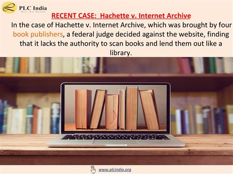 Hachette V Internet Archive Plc India