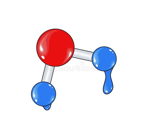 Cartoon Diagram Of Water Molecules Water Molecules