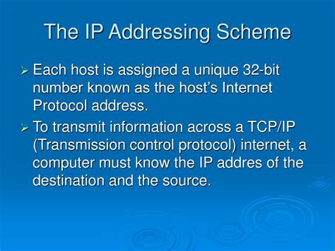 Ppt Ip Internet Protocol Addresses Powerpoint Presentation Free