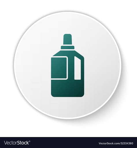 Green Fabric Softener Icon Isolated On White Vector Image