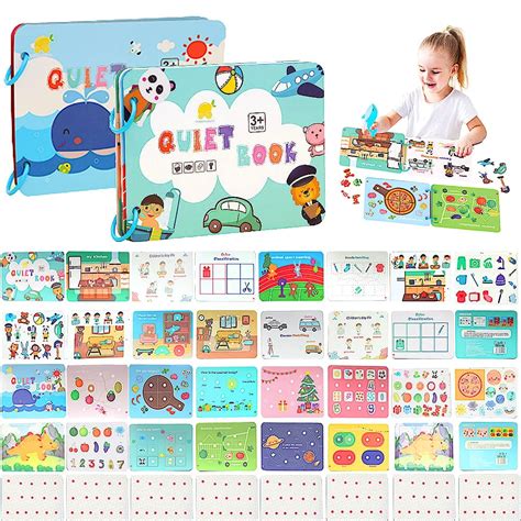 2 Pack Busy Book For Toddlers 20 Themes My First Busy Bookmy