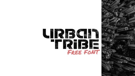 فونت انگلیسی Urban Tribe دیزاین سرا مرجع دانلود فونت و ابزار های