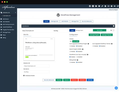 Softaculous – Apps and WordPress Manager
