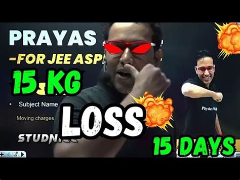 Kg Loss In Just Days Story Challenge Video Saleem Sir Pw