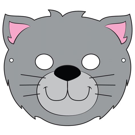 Cat Mask Template | Free Printable Papercraft Templates