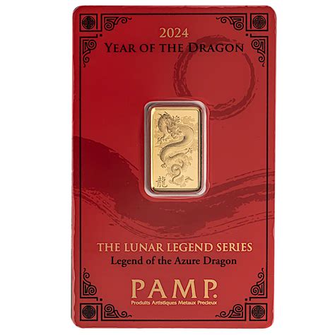 Buy Gram Pamp Lunar Year Of The Dragon Gold Bar