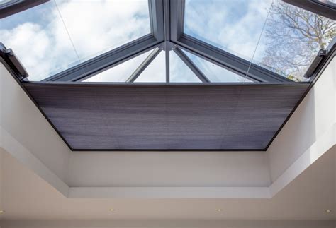 Horizontal Roof Lantern Blind for Light Control in UK Homes