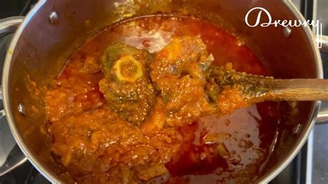 TASTY OXTAIL TRIPES STEW GHANA STYLE SIMPLE STEW YouTube