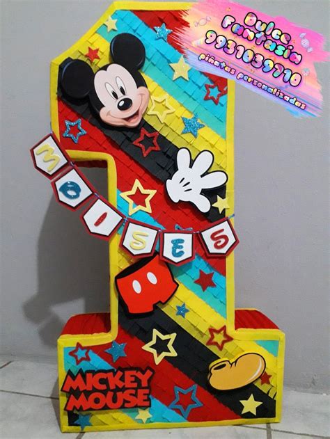 Mickey Mouse Pinata Mickey Mouse House Mickey Mouse Themed Birthday